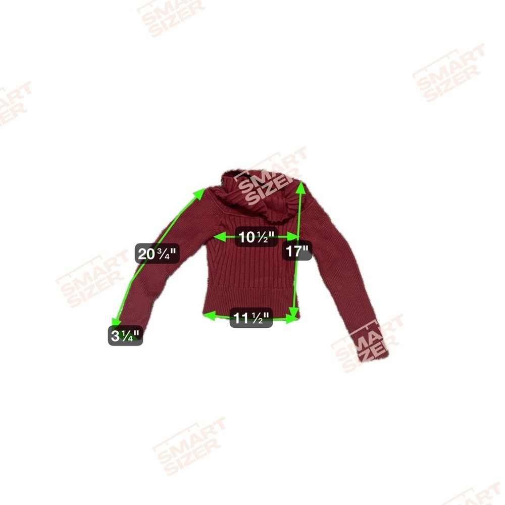 Charlotte Russe Maroon Knit Sweater - Picture 6 of 6